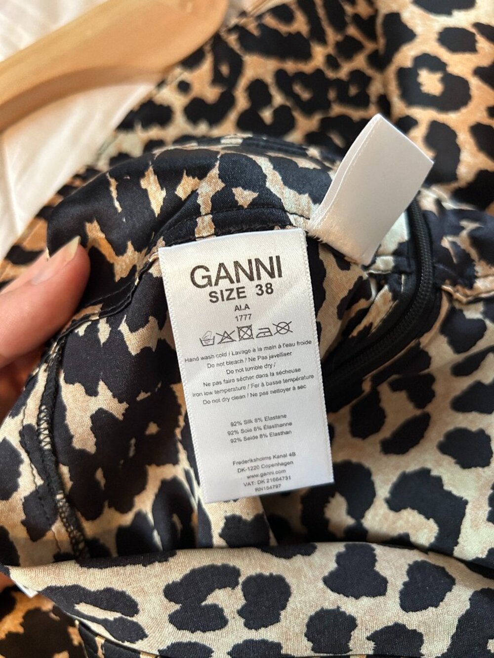Ganni Cheetah Print Skirt